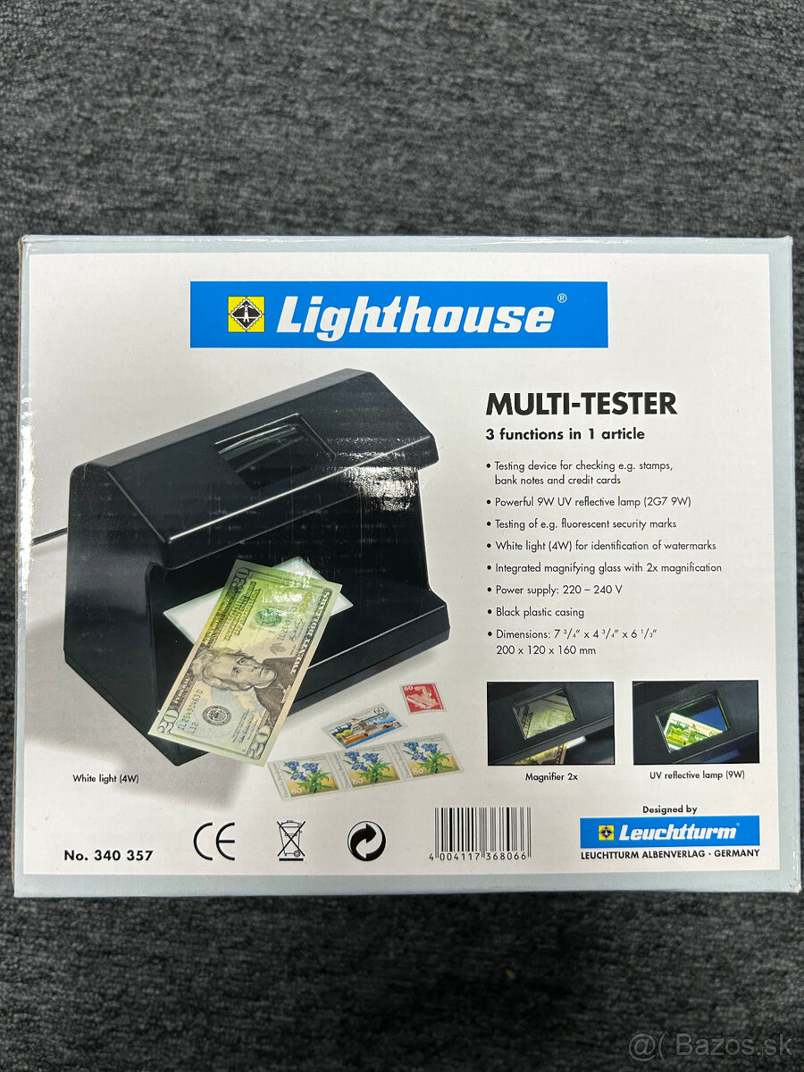 Multifunkčný UV tester LEUCHTTURM - 2