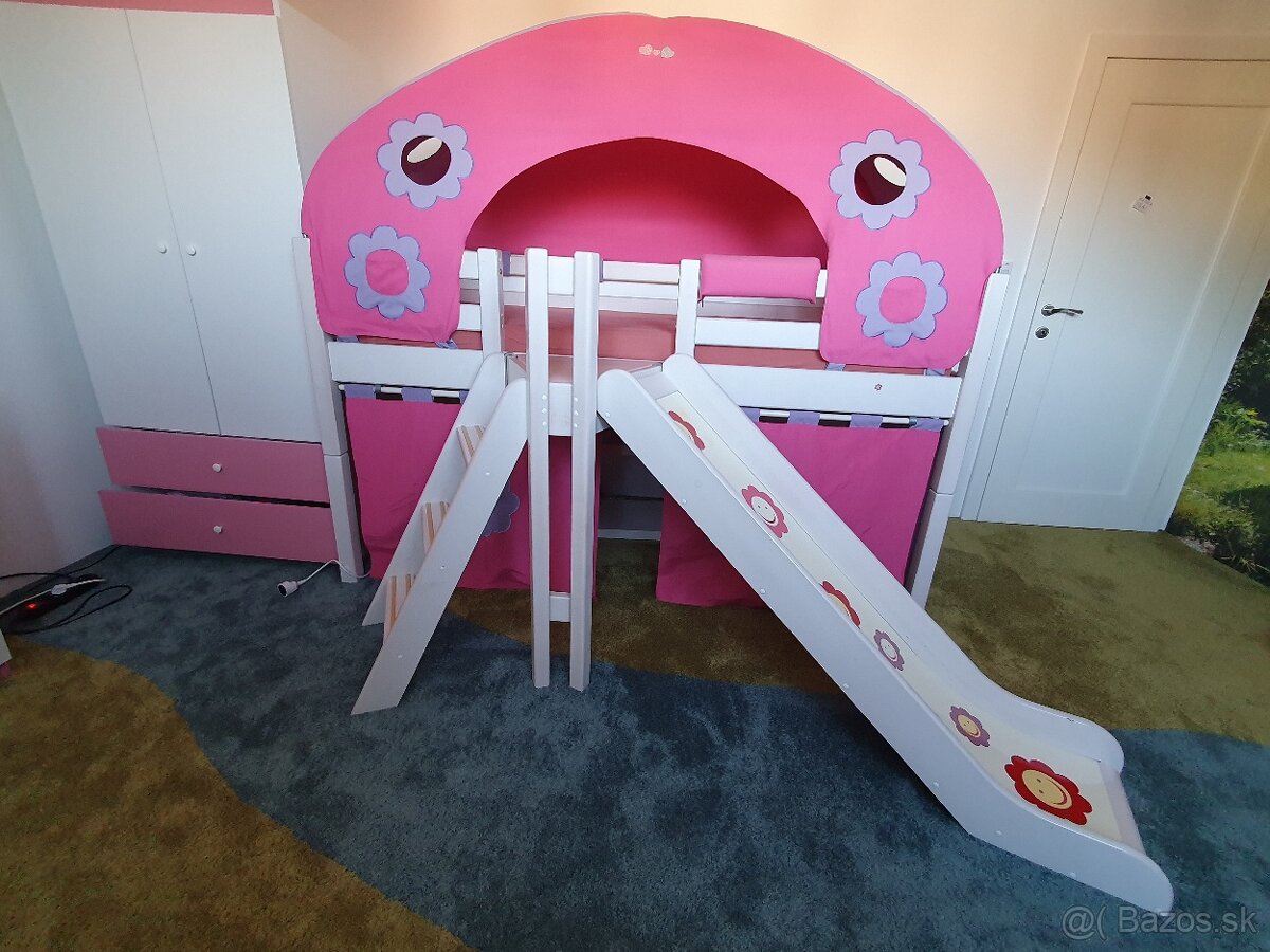 Detská posteľ so šmýkačkou - 2
