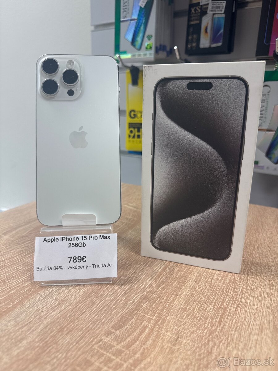 Apple iPhone 15 Pro Max 256gb white titan - 2