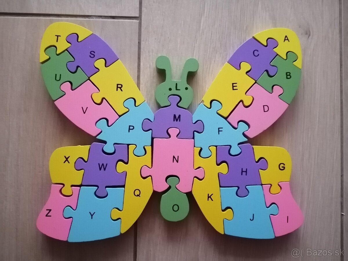 Drevené obojstranné puzzle - 2