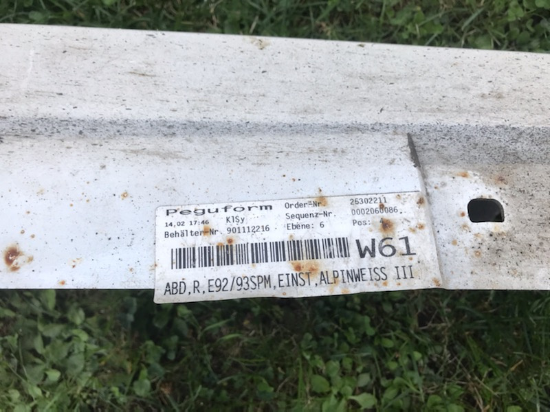 Prahová lišta pravá BMW E92/93 - 2
