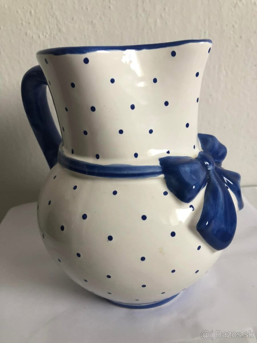Gmundner dzban modre bodky s maslou bodkovany - 2