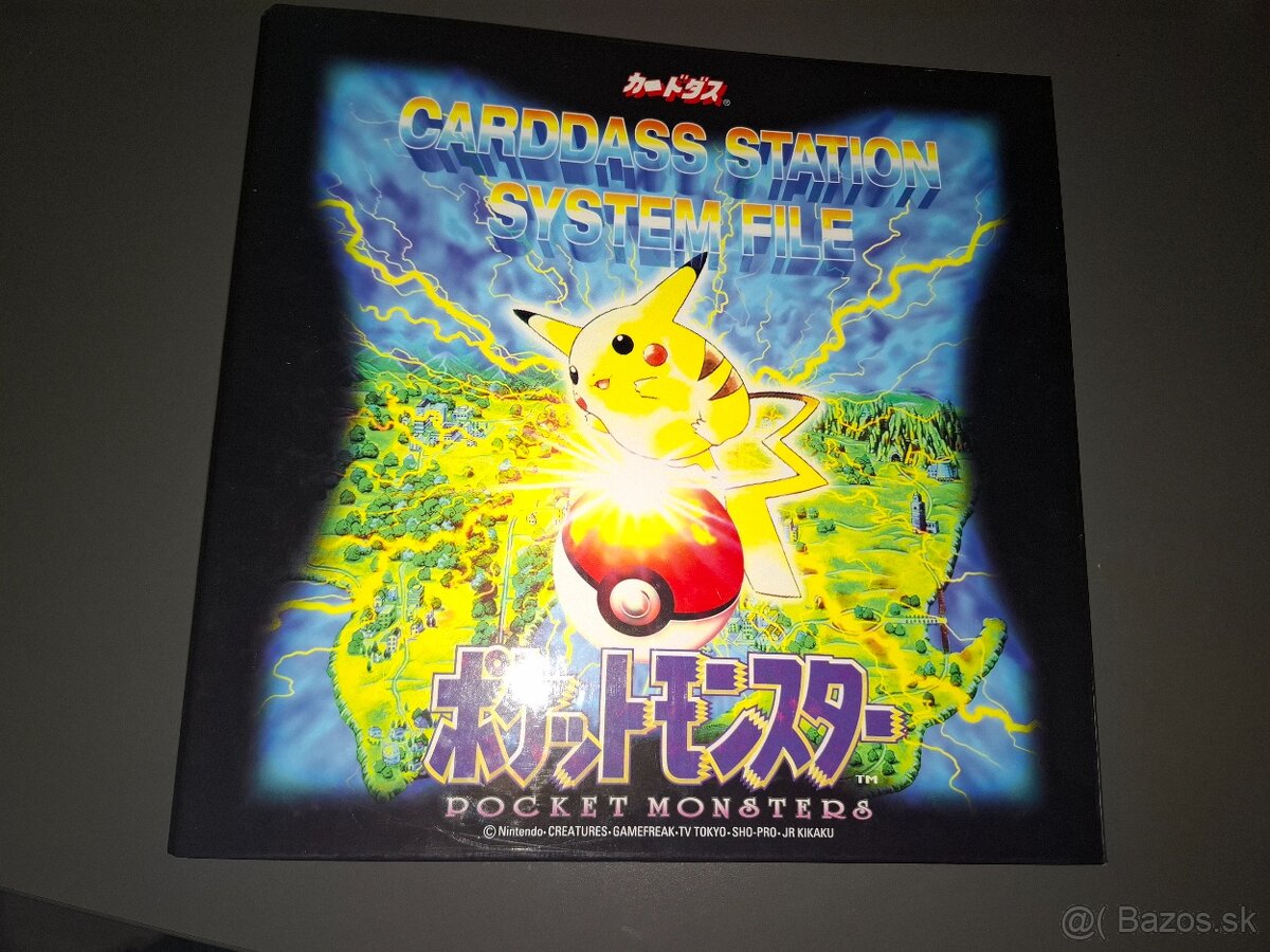 Pokémon Carddass System File - Originálny japonský zberateľs - 2