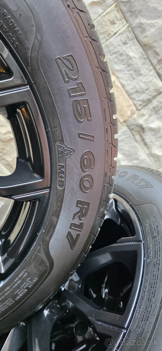 Zimné kolesá MAK DaVinci a pneu Sava Eskimo 215/60 R17 - 2