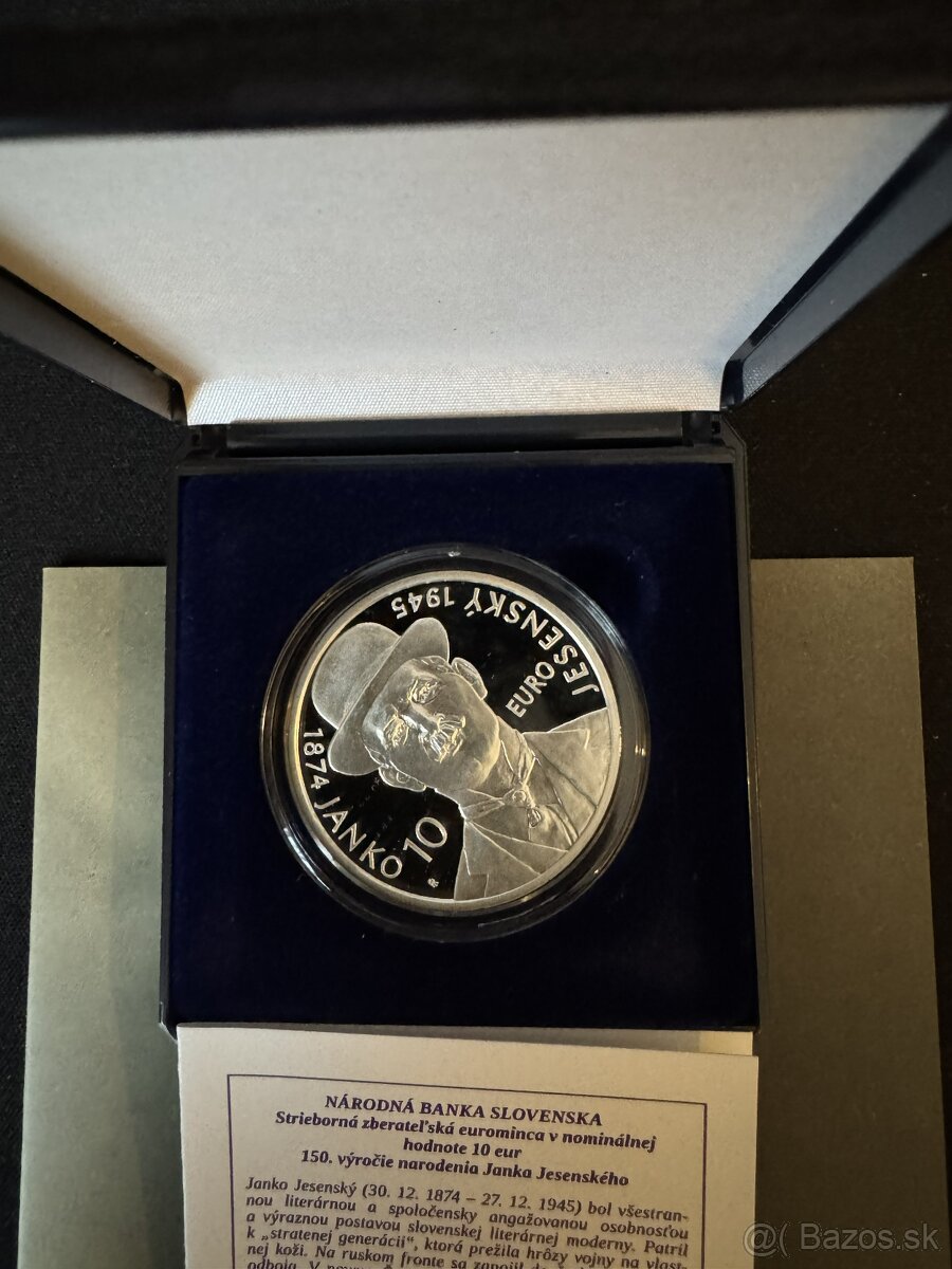 10 EURO Slovensko 2024 - Janko Jesenský - PROOF - 2
