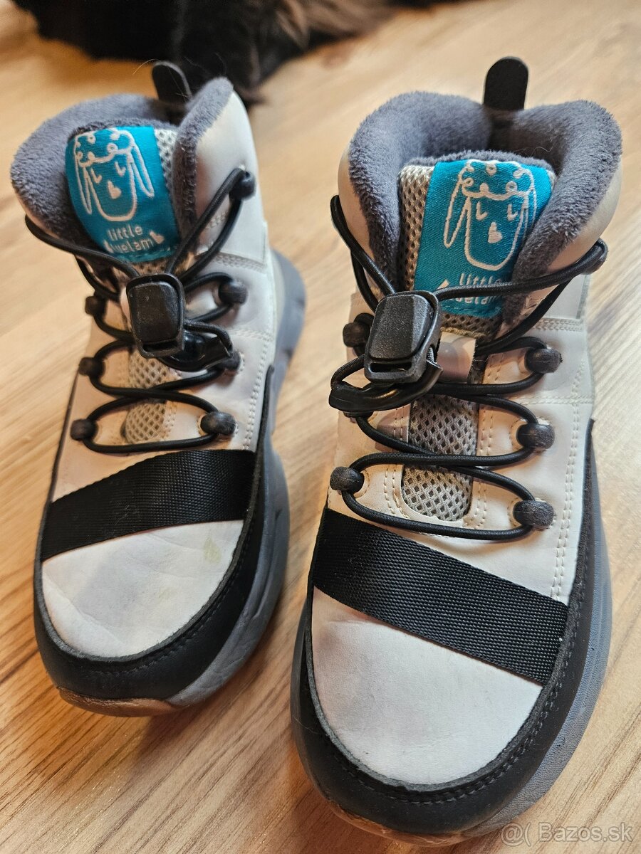 Zateplene topanky little blue lamb - 2