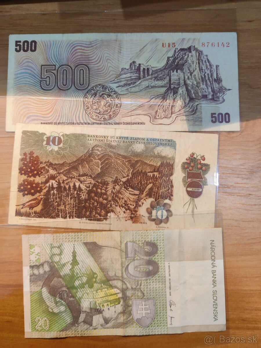 staré bankovky - 2