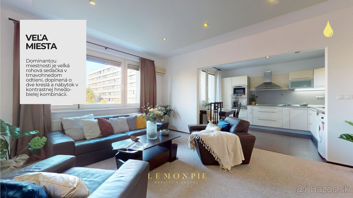 NA PREDAJ PRIESTRANNÝ 3-IZBOVÝ BYT S LODŽIOU V RUŽINOVE - 2