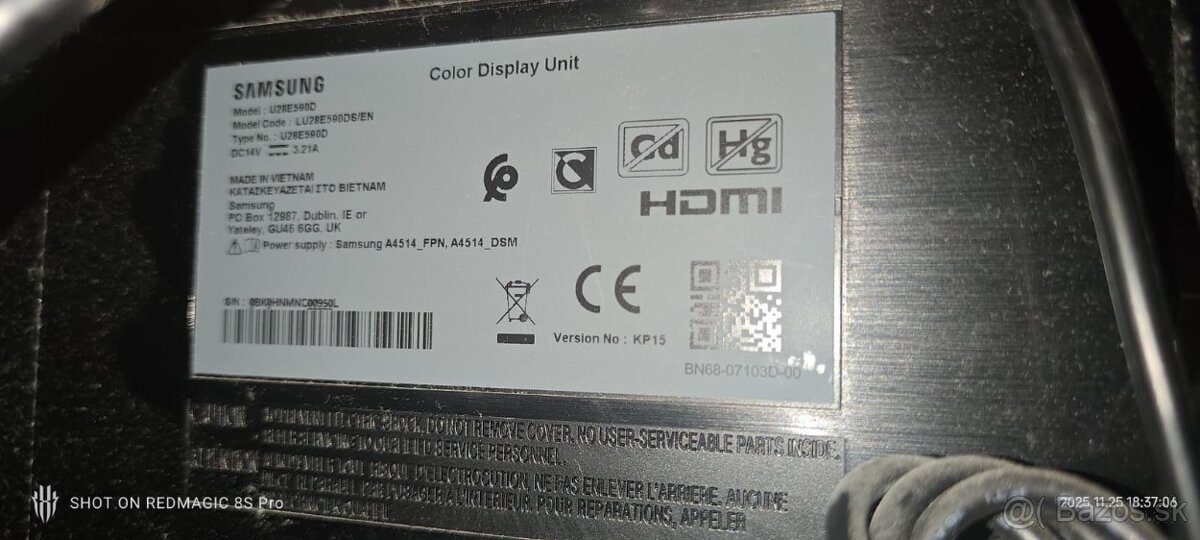 4K monitor 28" Samsung U28E590 - 2