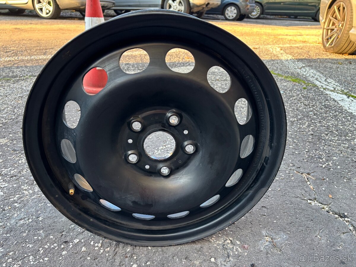 Predám plechové disky Alcar KFZ 8247 – 6Jx16, 5×112, ET48 - 2