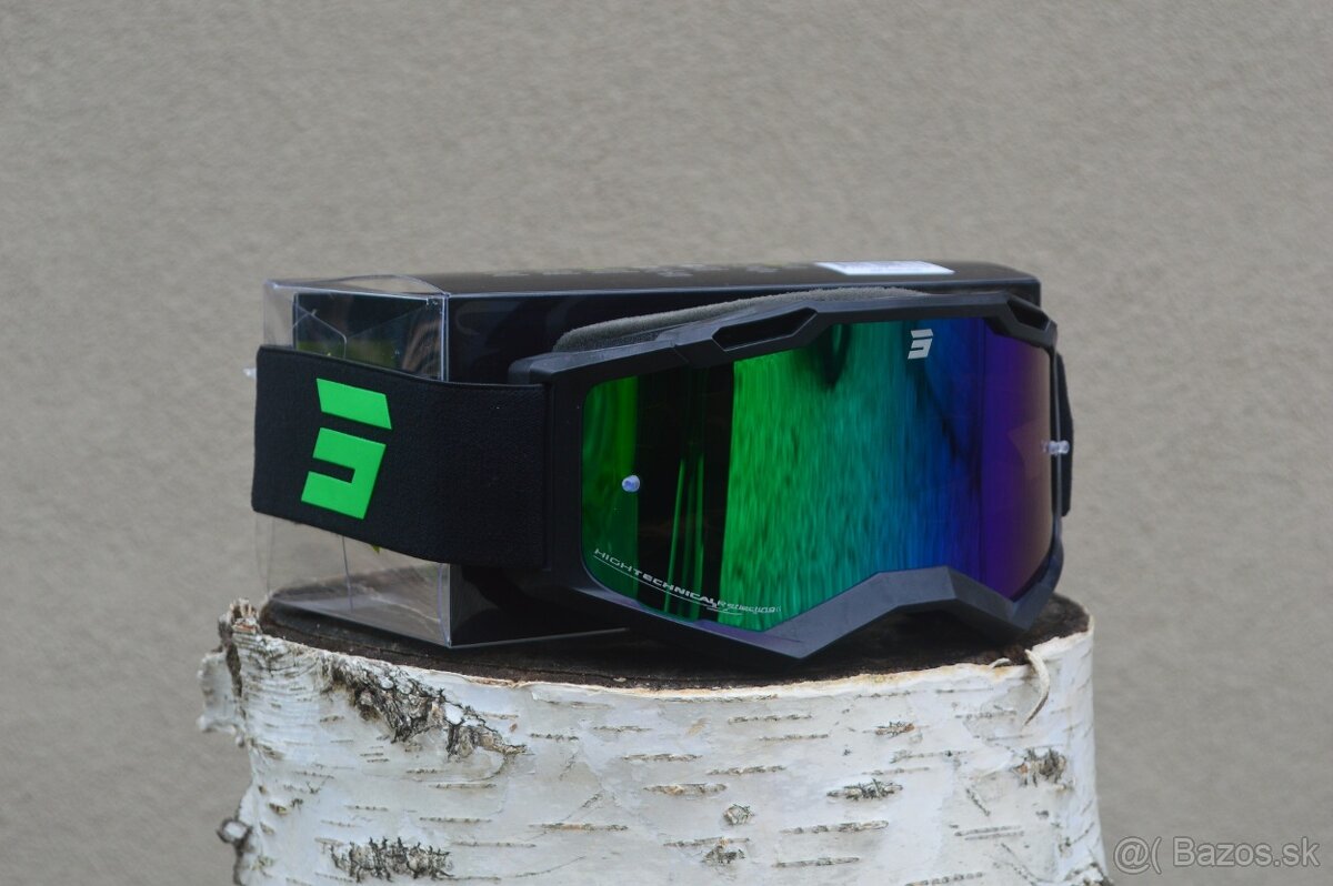 SHOT okuliare čierne zelené zr sklo - 2