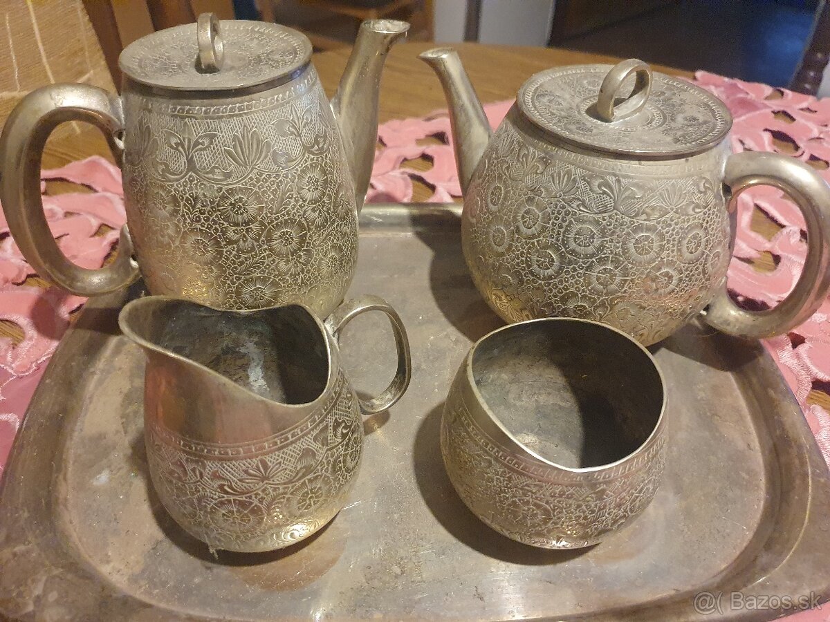 Starozitny čajovy set - 2