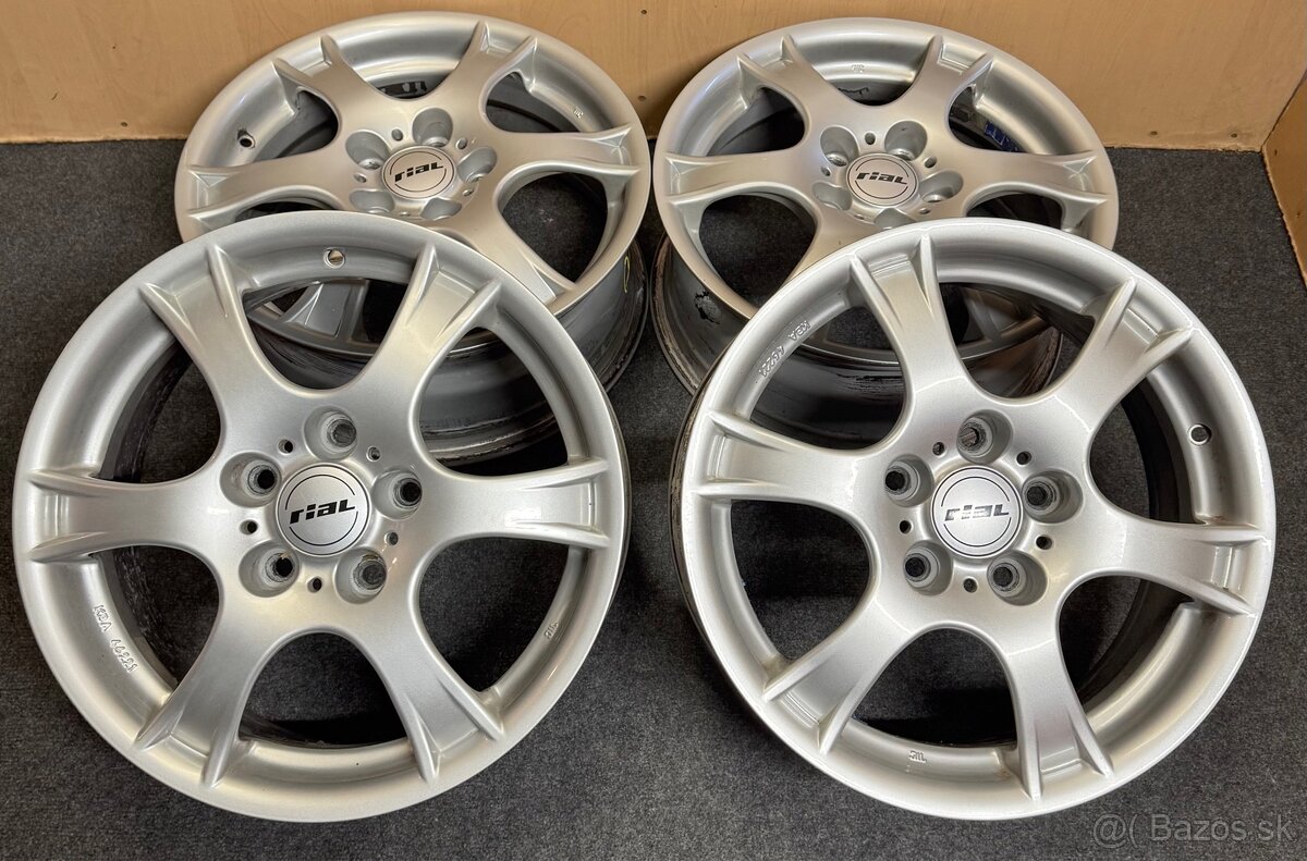5x114,3 R16 Rial ET 45 strieborne - 2