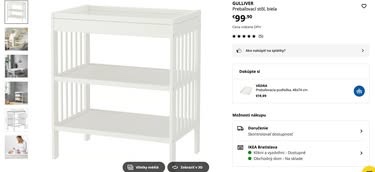 Prebaľovací pult IKEA - 2