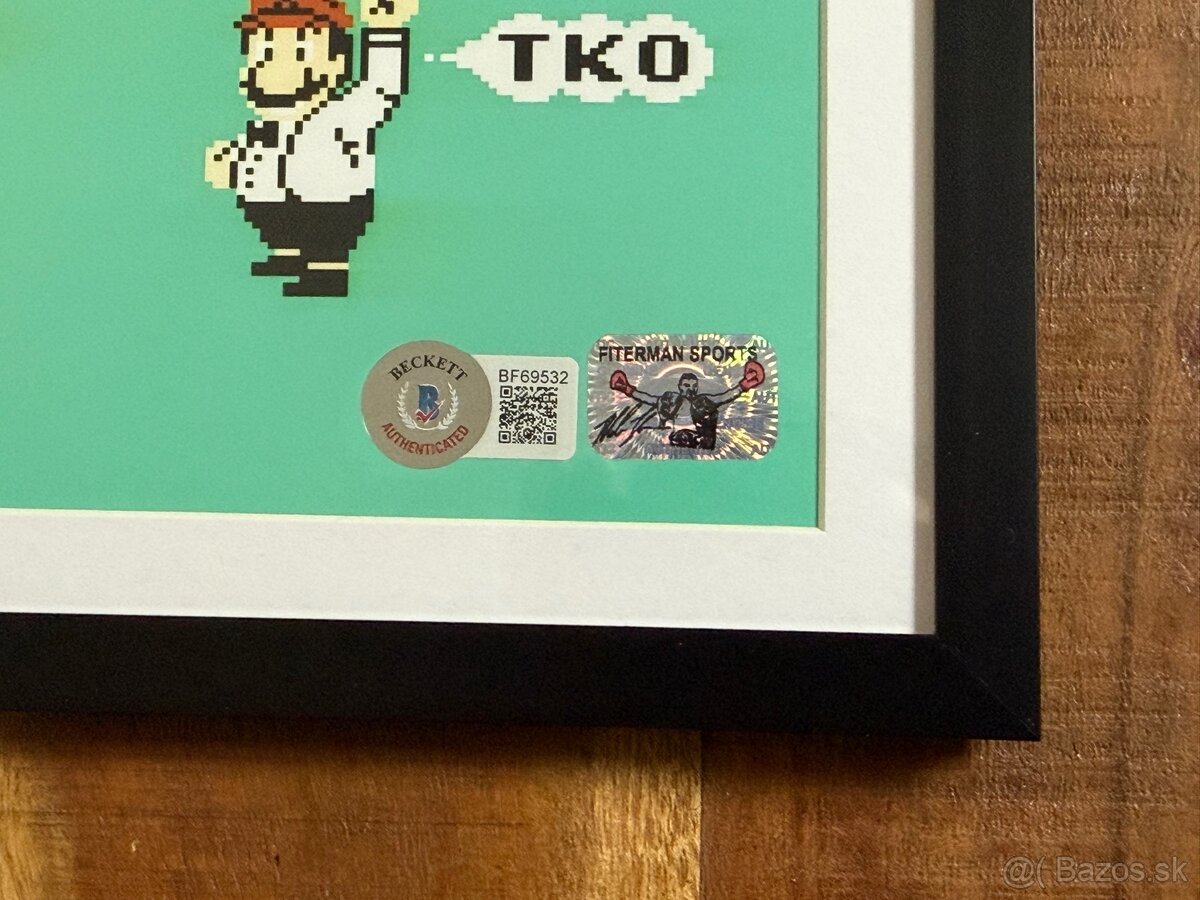 Mike Tyson Punch Out autogram - 2