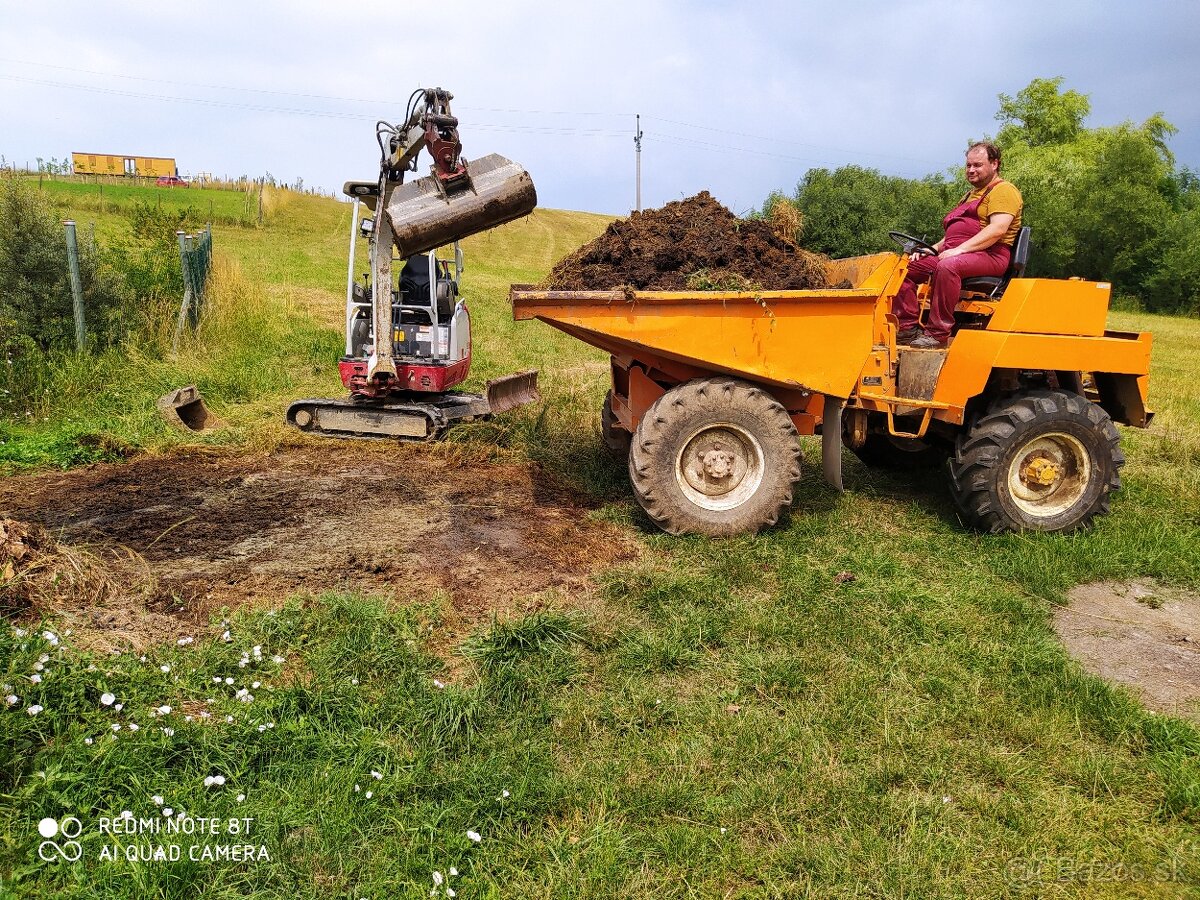 Zemné práce Pezinok a okolie – Bagre, minibagre, dumper - 2