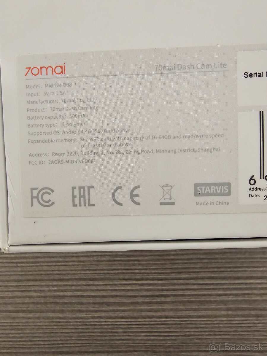 Autokamera xiaomi - 2