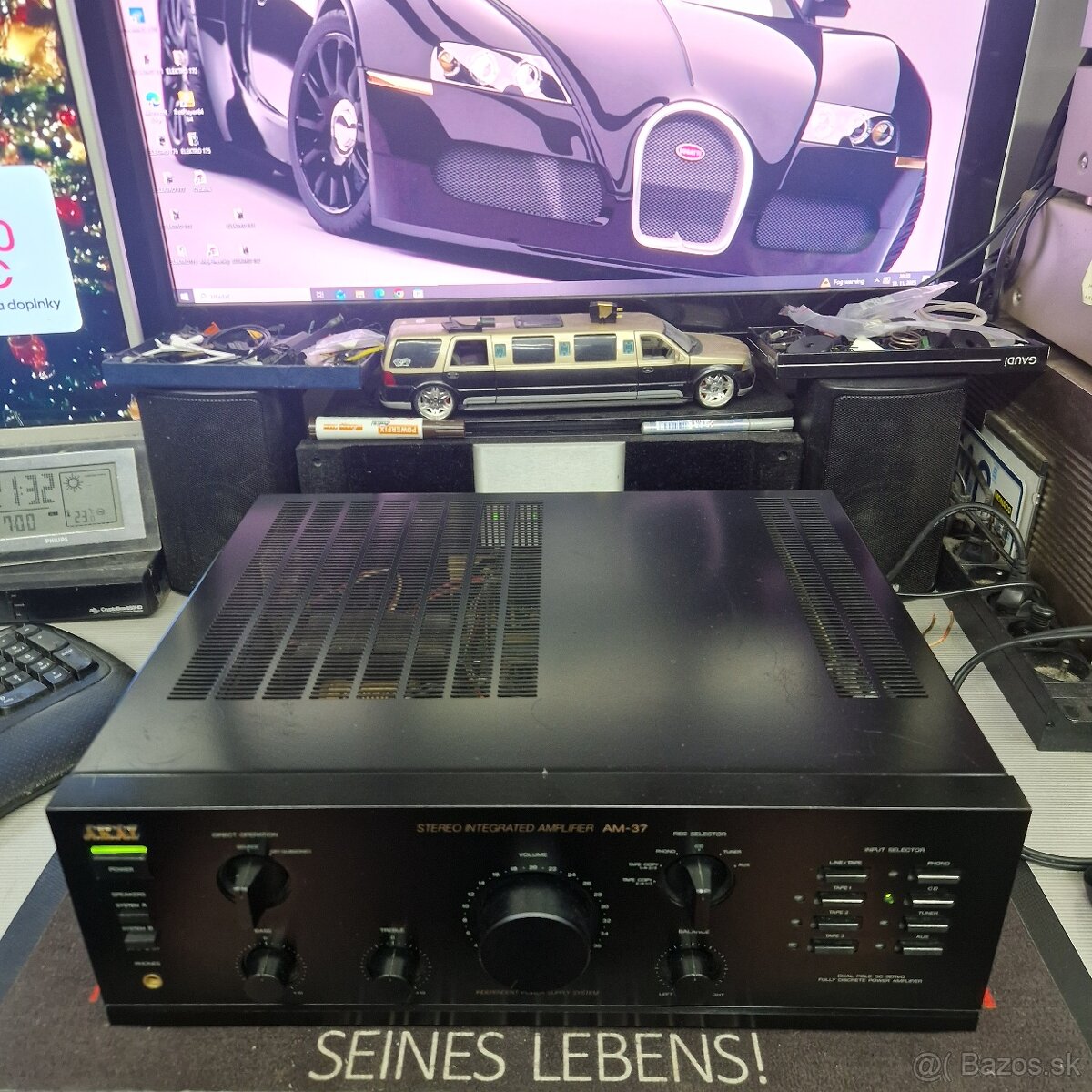 AKAI AM-37...ntegrovaný stereo zosilovač... - 2
