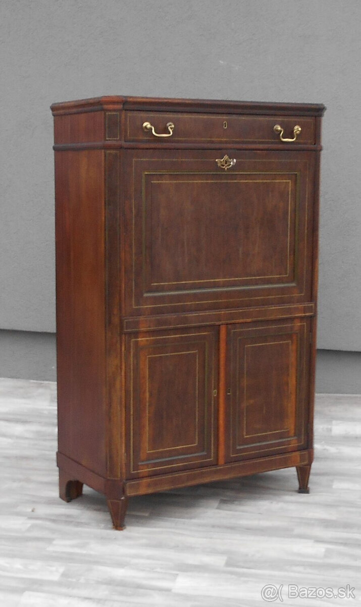 Tajomník mahagónový Ľudovít XVI. - 2