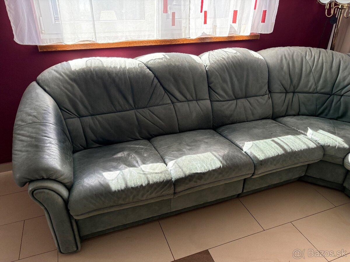 Kožený rohový gauč - 2