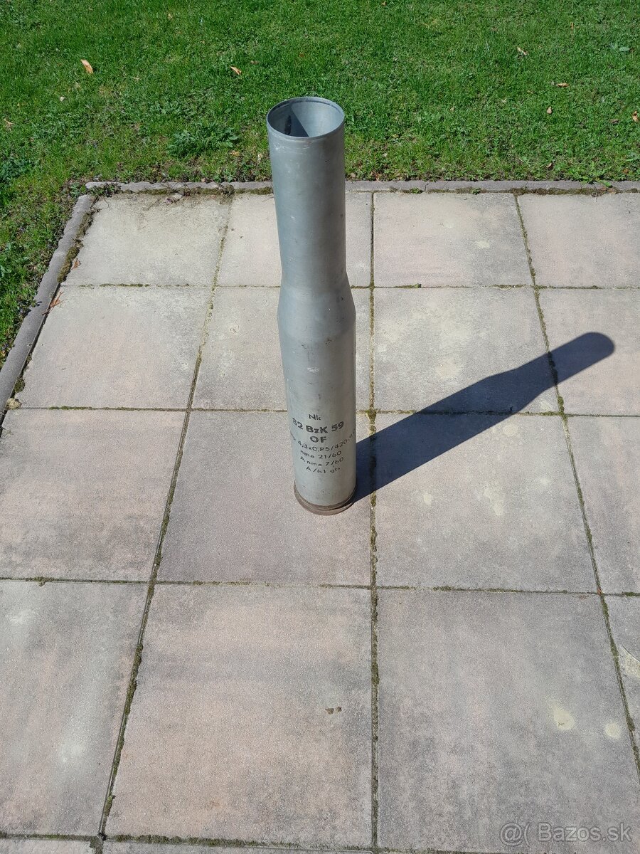 PROTITANKOVA NABOJNICA 82mm x vyska 760mm, - 2