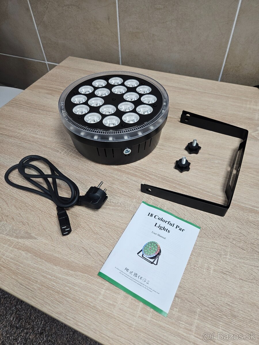 6x Led par 180W s led kruhom, RGBW, dmx - 2