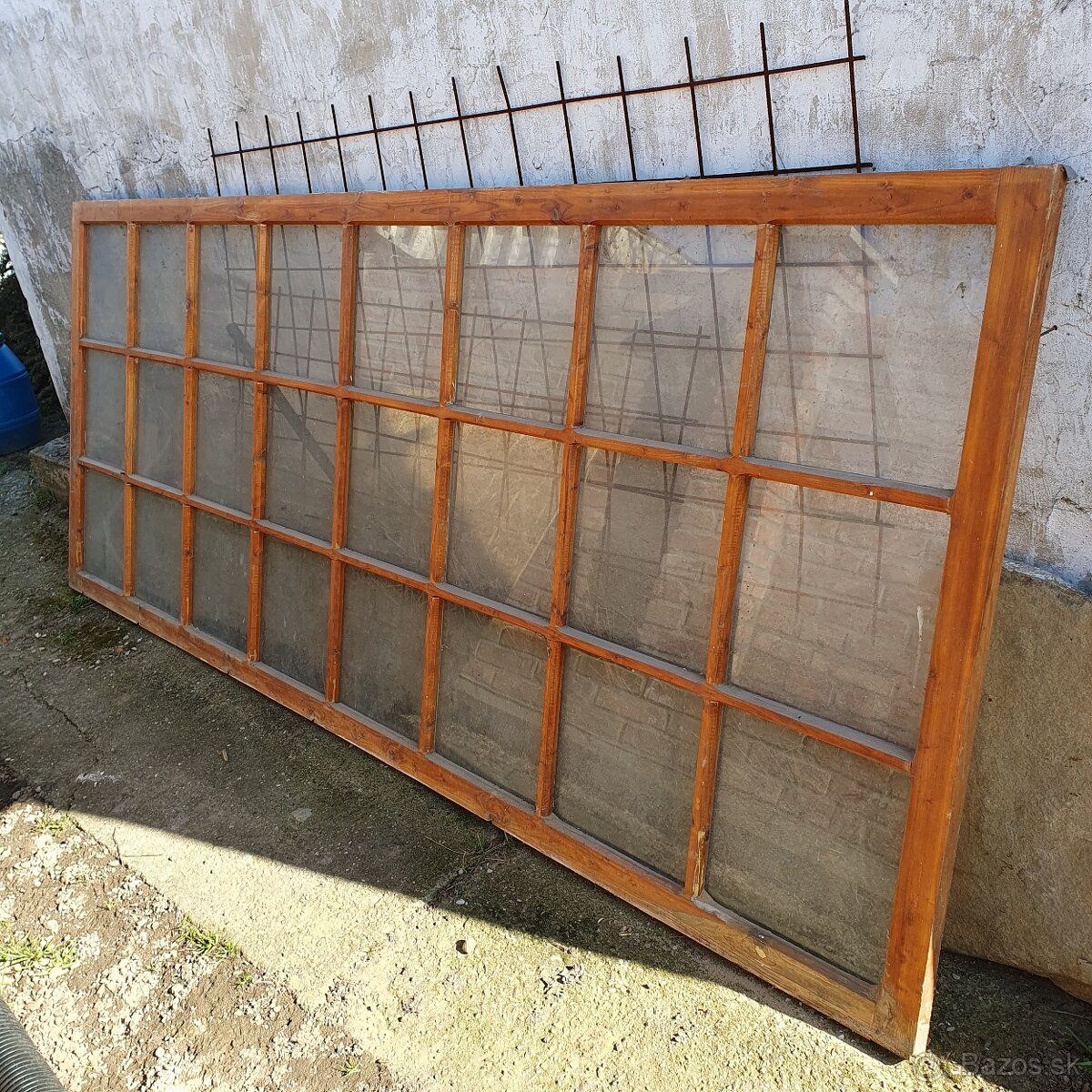 Drevený presklený panel - 2