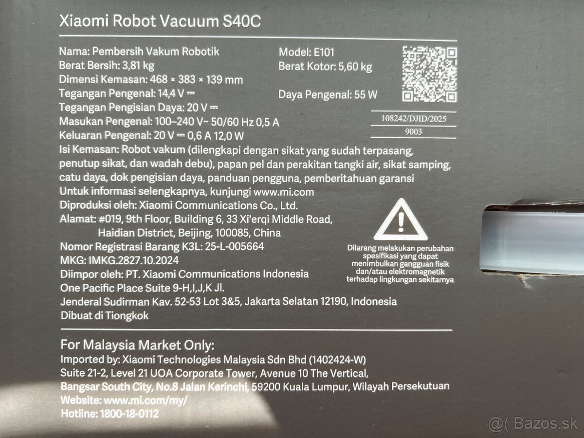 Xiaomi Robot Vacuum S40C EU - 2