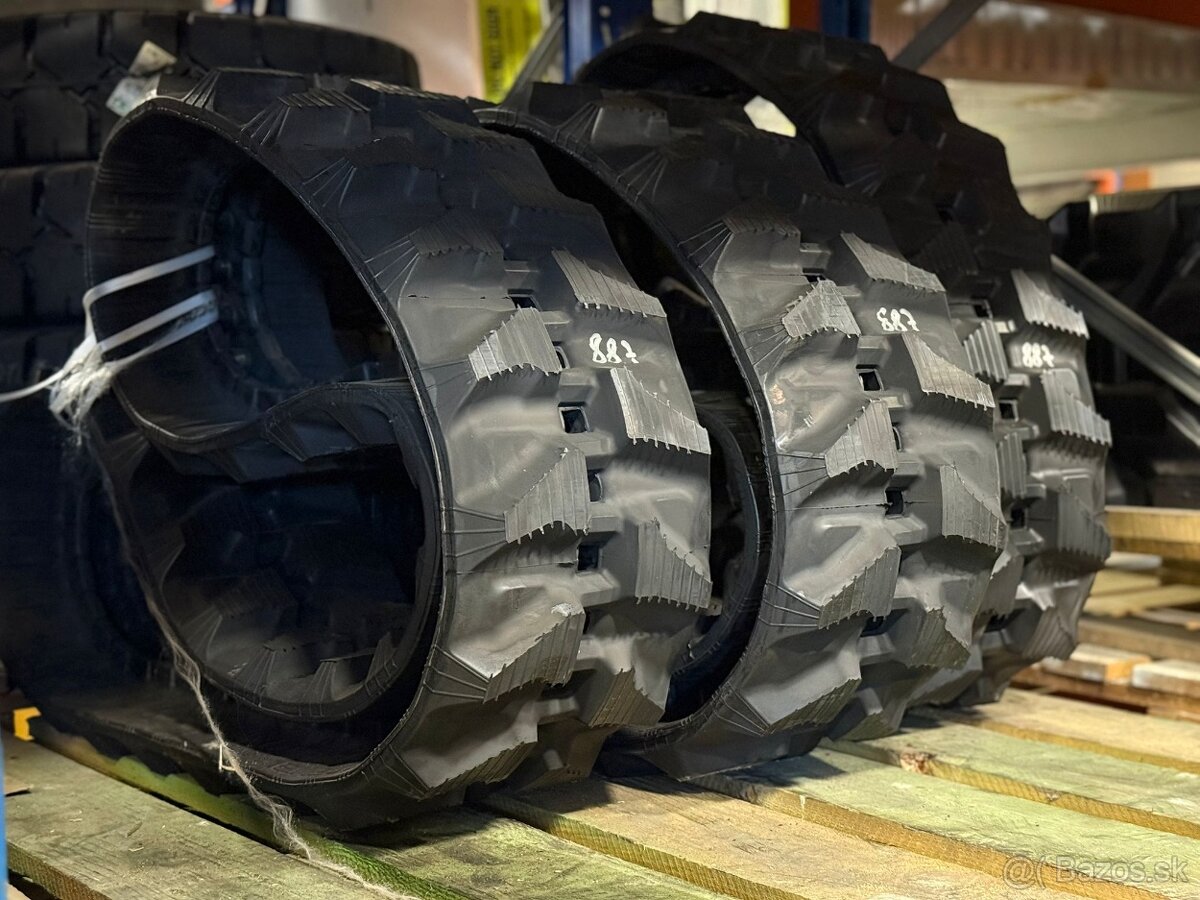 Gumové pásy na minibagre - 2