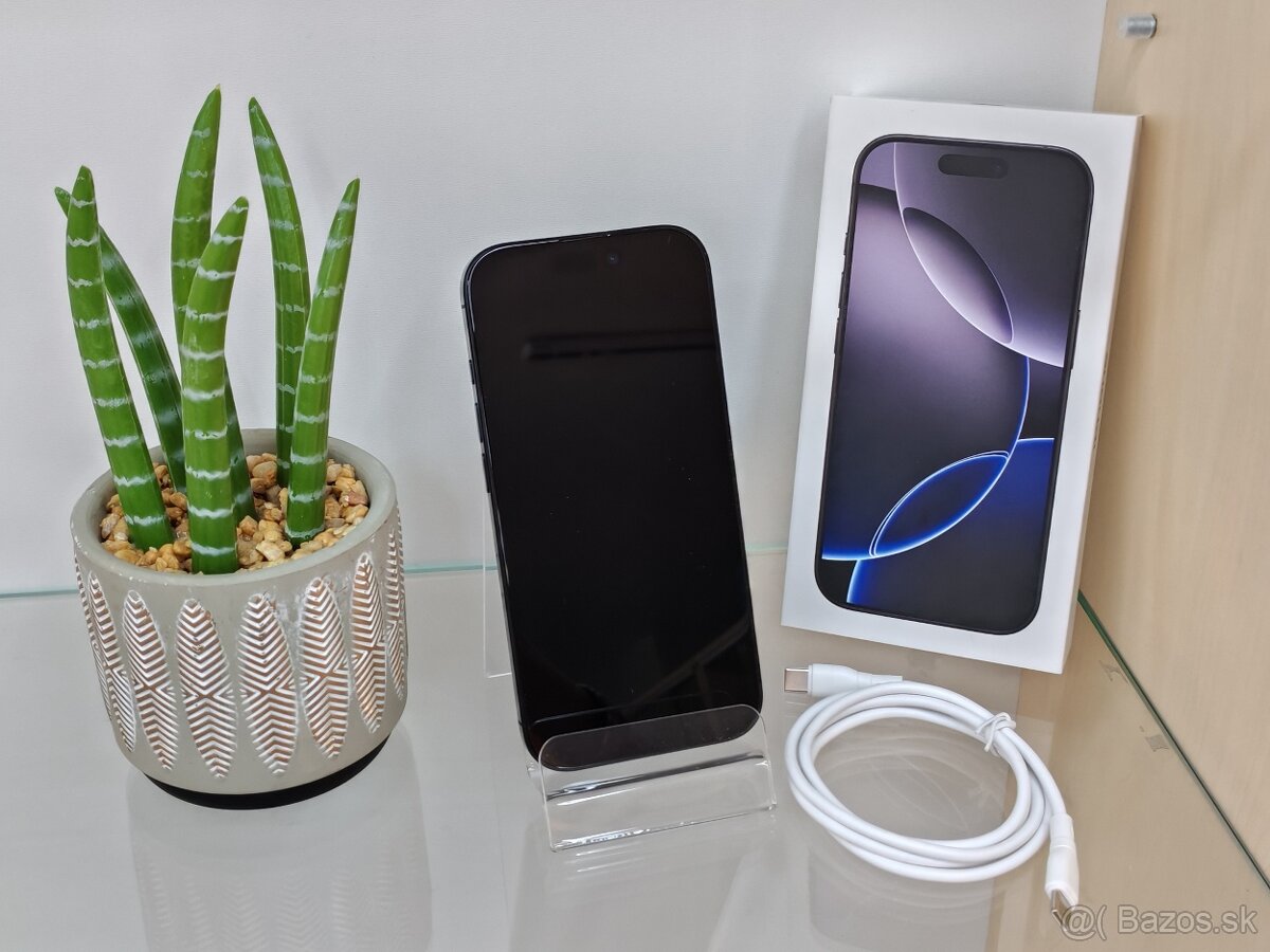 Apple iPhone 16 Pro 128GB Black Titanium | ZÁRUKA 24M - 2