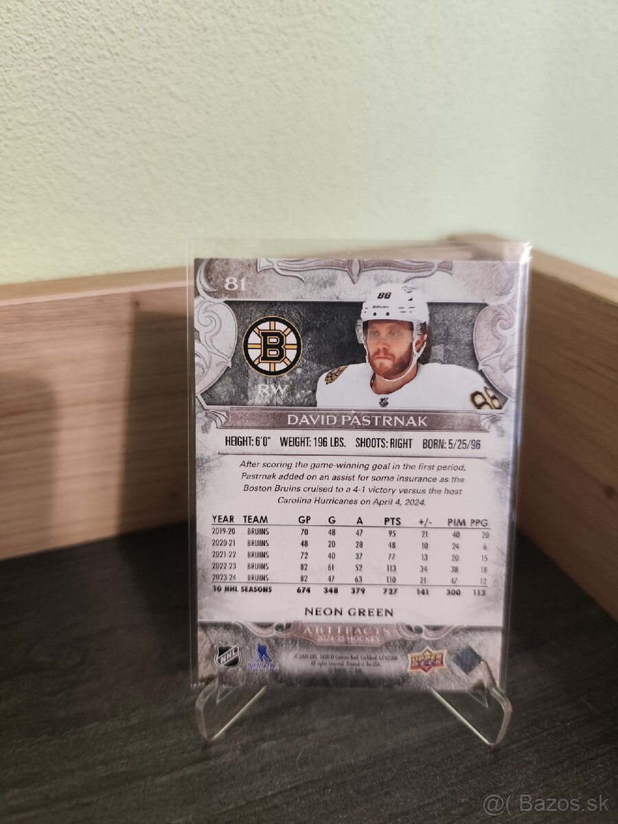 Hokejové kartičky Artifacts 2024/25 - 2