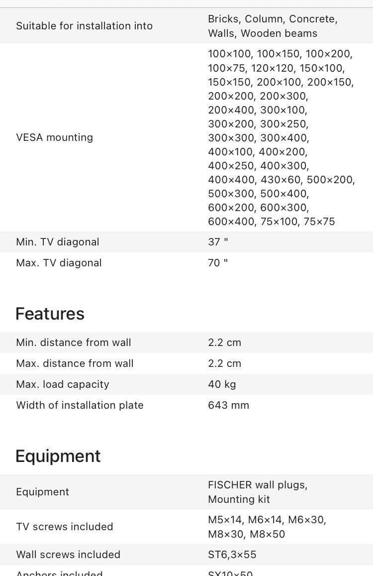 Zavesny ram TV na stenu - 2