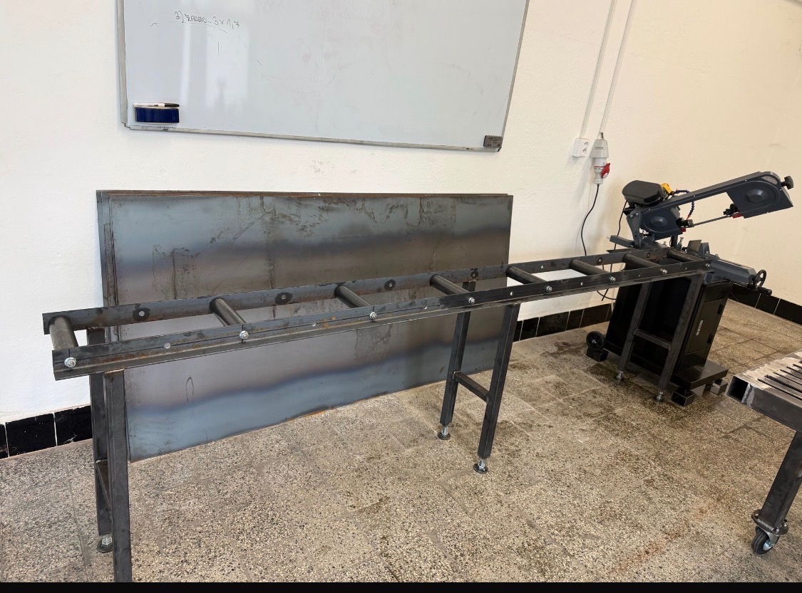 valčekové dopravníky / podávače materiálu – 3 m - 2