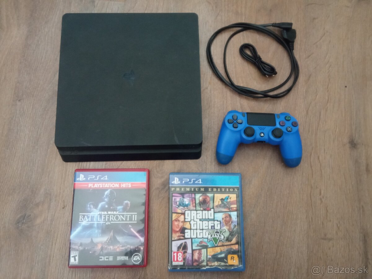 PS4 Slim + hry - 2