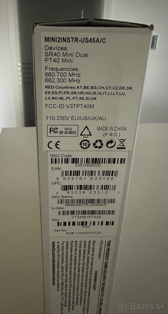 AKG WMS40 Mini2 Instrumental Dual Bezdrôtový systém - 2