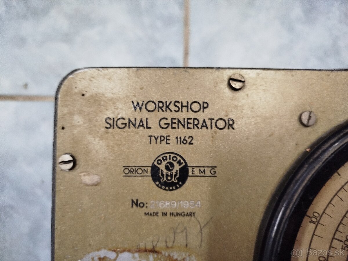 osciloskop workshop signal generator type 1162 - 2