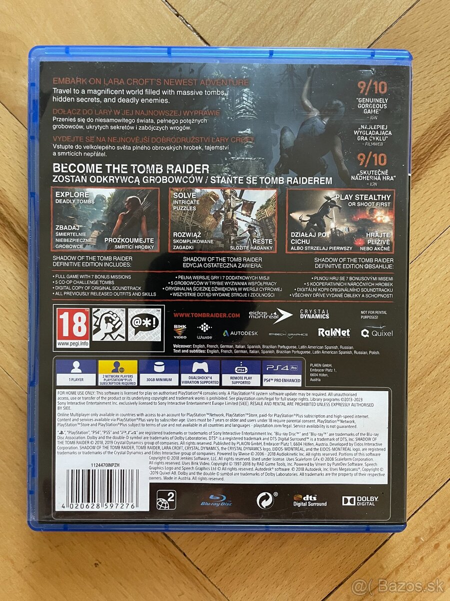 SHADOW OF THE TOMB RAIDER - PS4 - 2
