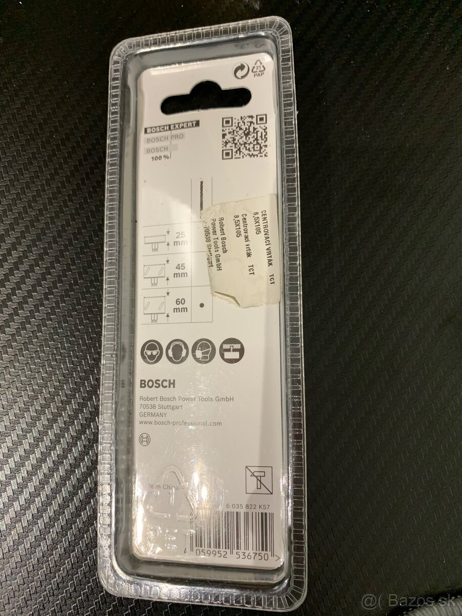 Bosh Expert centrovaci vrtak 8,5 x 105 - 2