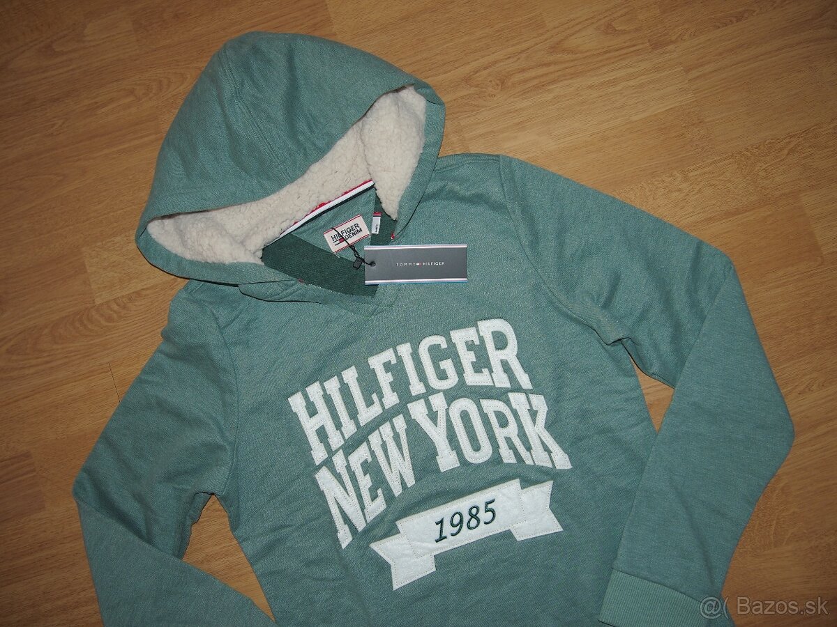 Tommy hilfiger dámska mikina zelená - 2