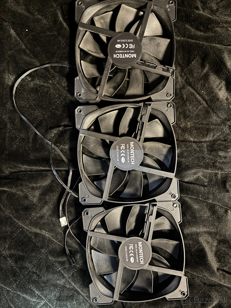 predam 3x Motech 140mm Non-ARGB PWM Fan - 2
