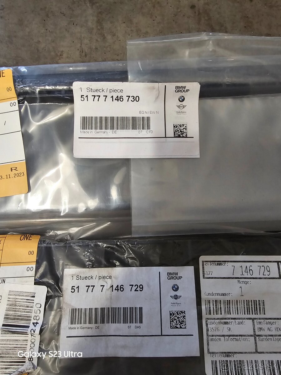 BMW 3 E90 kryt,ochrana prahu Ľ+P strana - 2