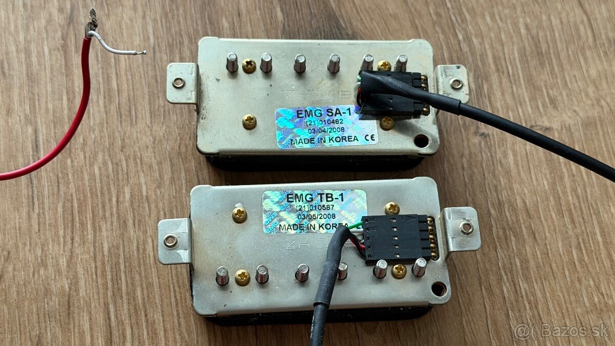 Predám pasívne snímače EMG HZ – TB-1 + SA-1 - 2