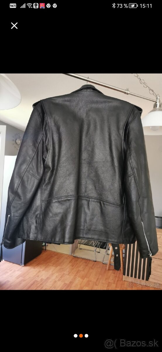 Motorkarska kožená bunda - 2