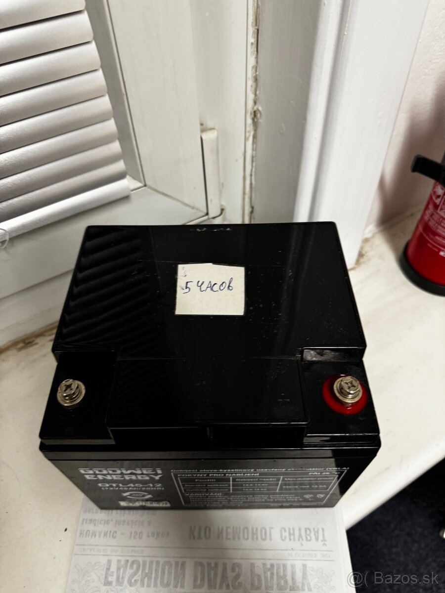 12V 45Ah trakčný (deep cycle) akumulátor OTL45-12 - 2