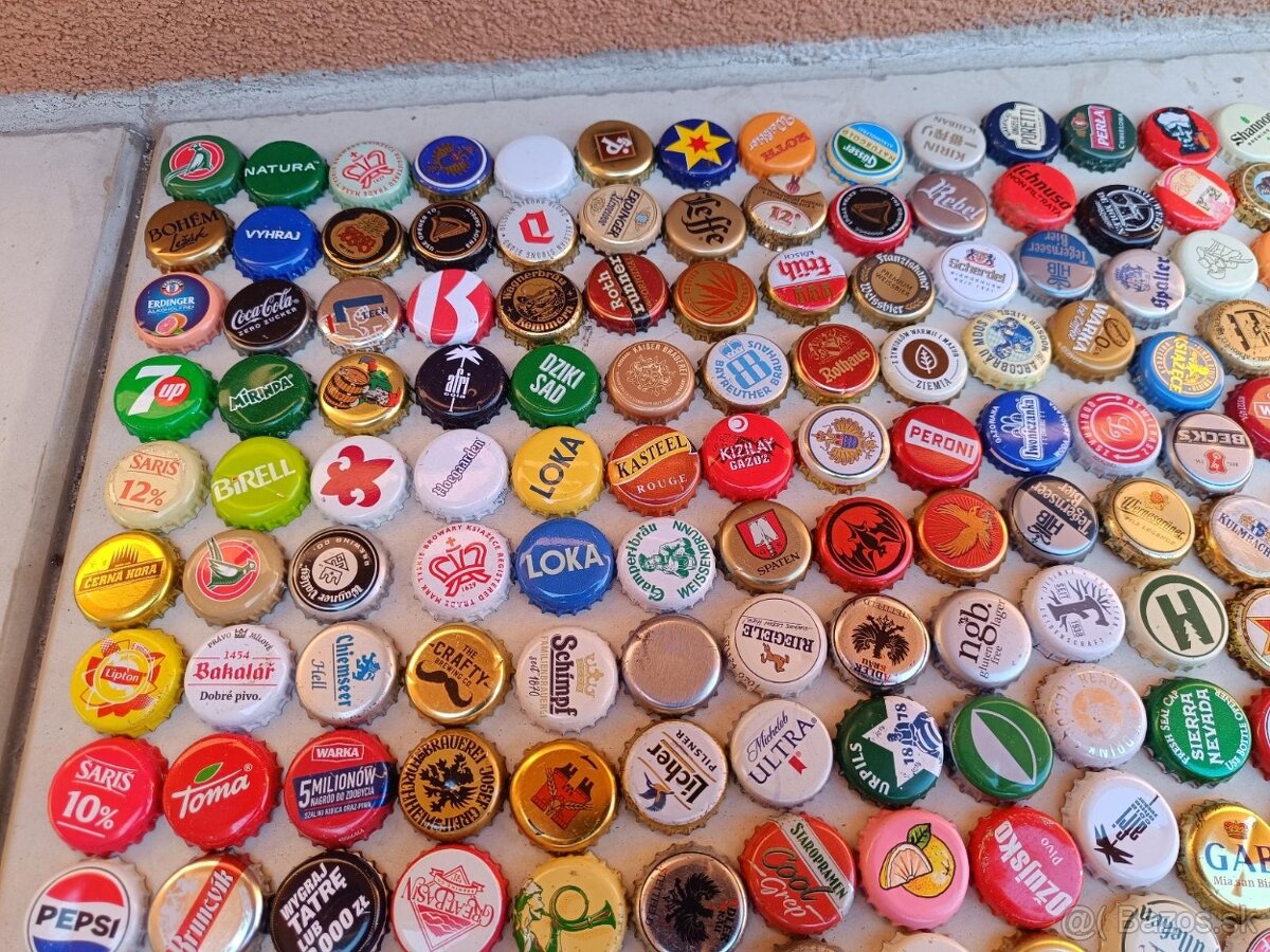 Vrchnáky 260ks pivo limonady napoje - 2