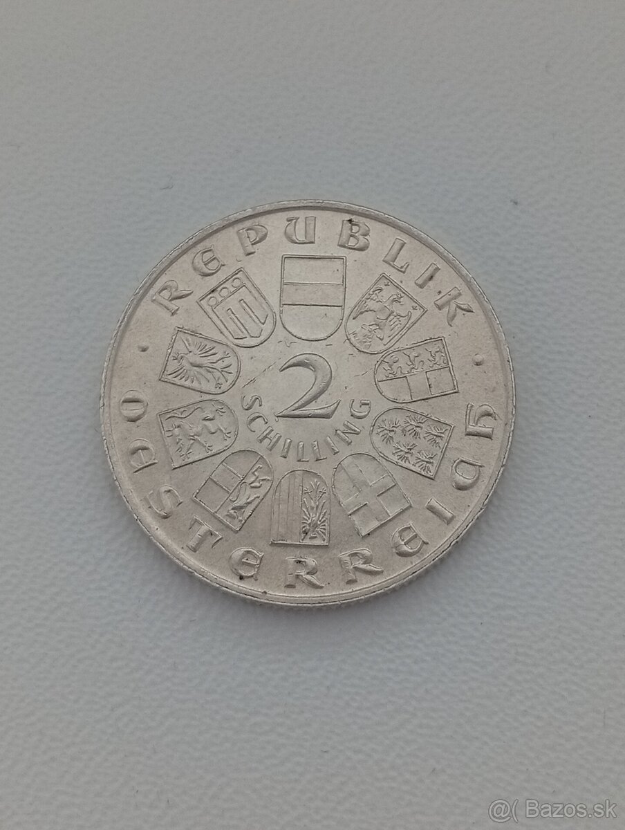 Mince 2 schilling 1932 J. Haydn - 2