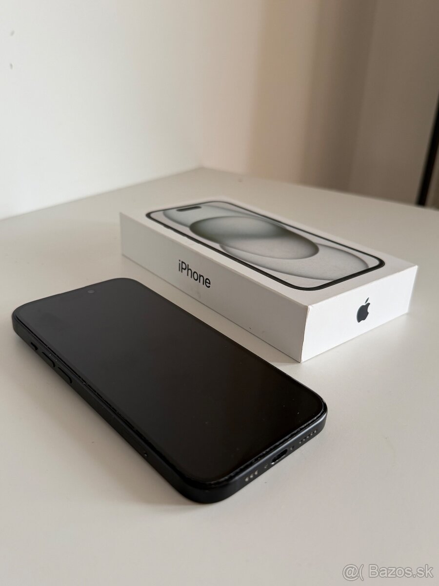 iPhone 15 256 GB Black – TOP STAV - 2