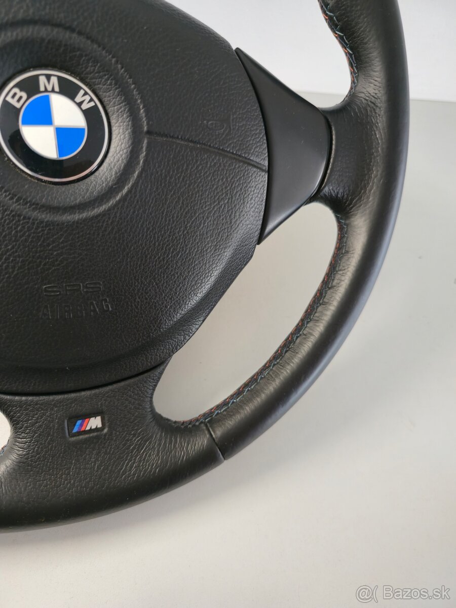 BMW M3 M5 trojramenný kožený volant mtech - 2