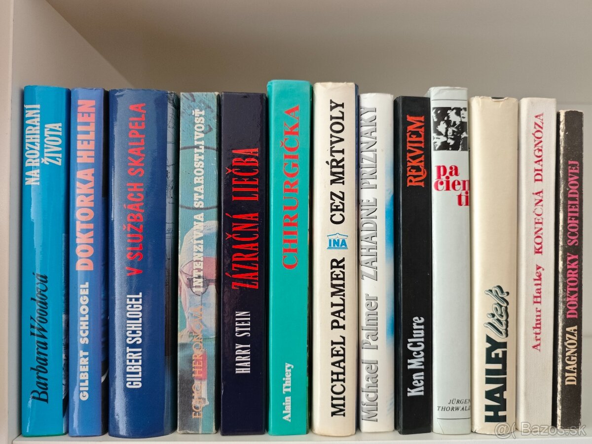 Trilery z lekárskeho prostredia (11 kníh za 8€) - 2