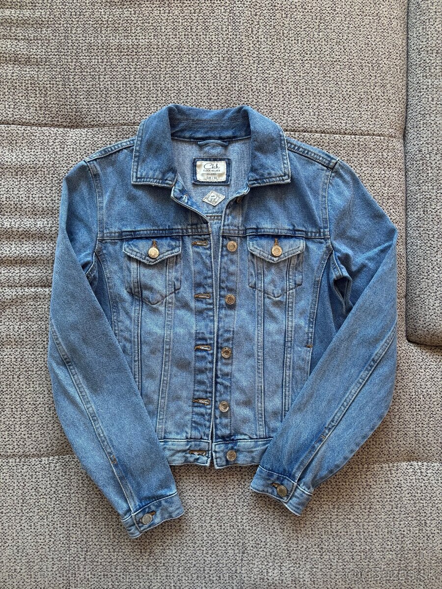 Riflová bunda - veľkosť 34 - 2